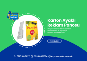 Read more about the article Karton Ayaklı Reklam Panosu