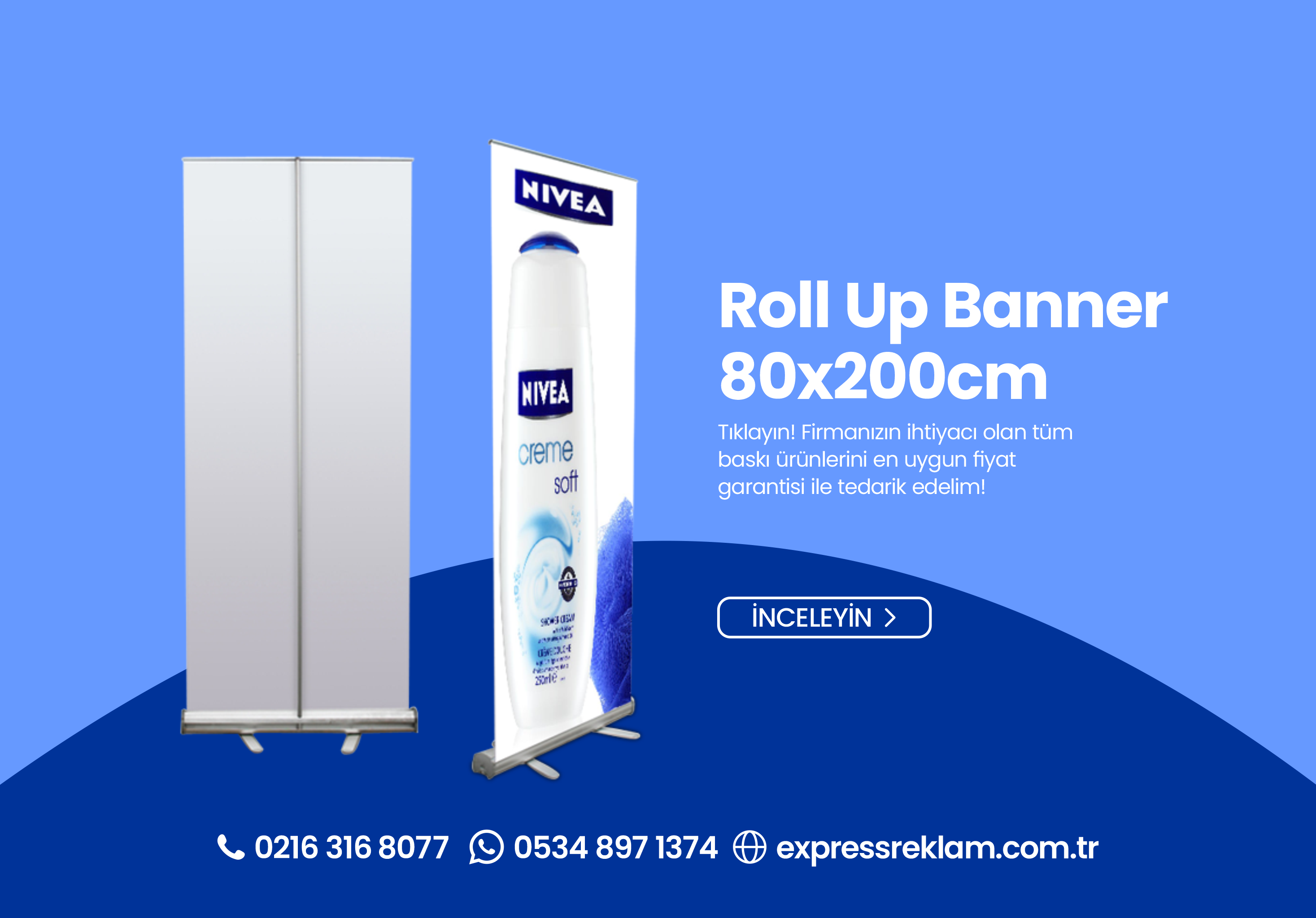 Read more about the article Roll Up Banner 80×200 cm