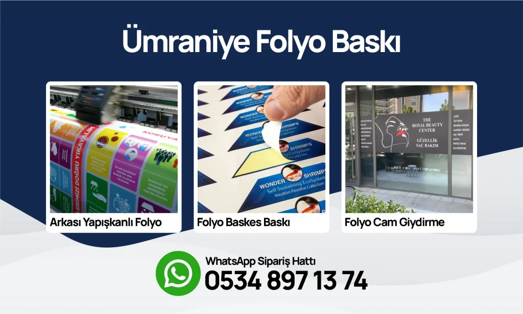 Reklamcı Folyo Baskı Ümraniye